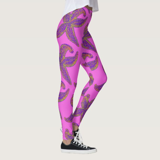 Legging grande estrela Thunder_Cove rosa (Direita)