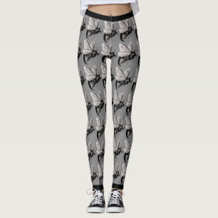 Legging Grandes Abelhas Negras Assustadoras Cavalgam nas A
