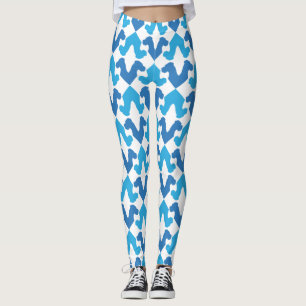 Legging Grandes dinamarqueses azuis