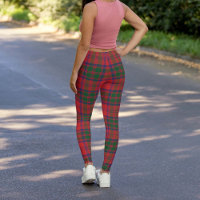 Grant Xadrez Scottish Clan Tartan Red Blue