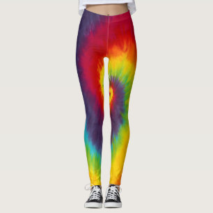 Legging Gravata Tie Dye Redemoinho Colorida Groovy Legal
