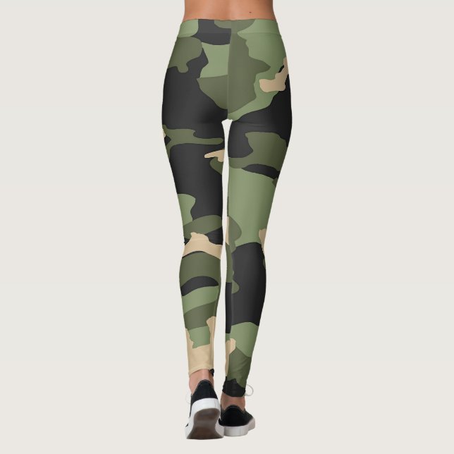 Legging Green Camou (Verso)