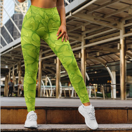 Legging Green Clover deixa o padrão de sorte no dia de Pat