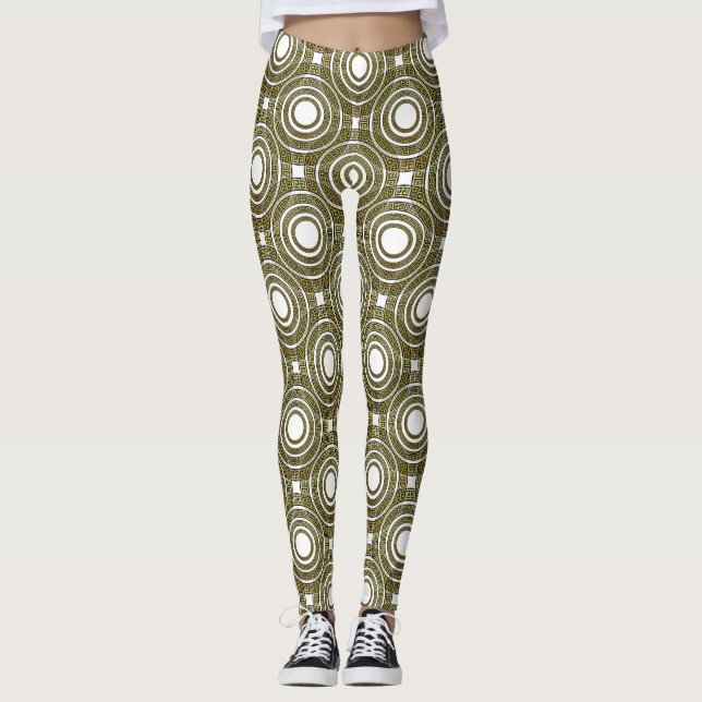 Legging Grego Key Meander em Geométrico Patadolescente Art (Frente)