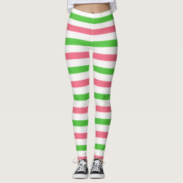 Legging Greve de Figuras de Halloween de Bonecas Rosa, Ver