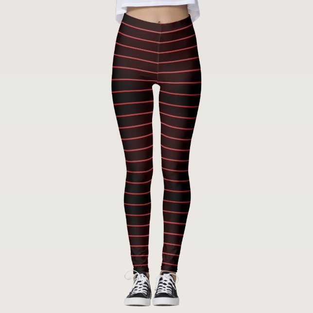 Legging Greve Negra Vermelha, Vampiro de Halloween (Frente)