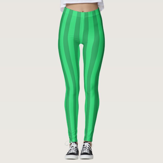 Legging Greve Verde Joker de Melancia no Dia das Bruxas (Frente)