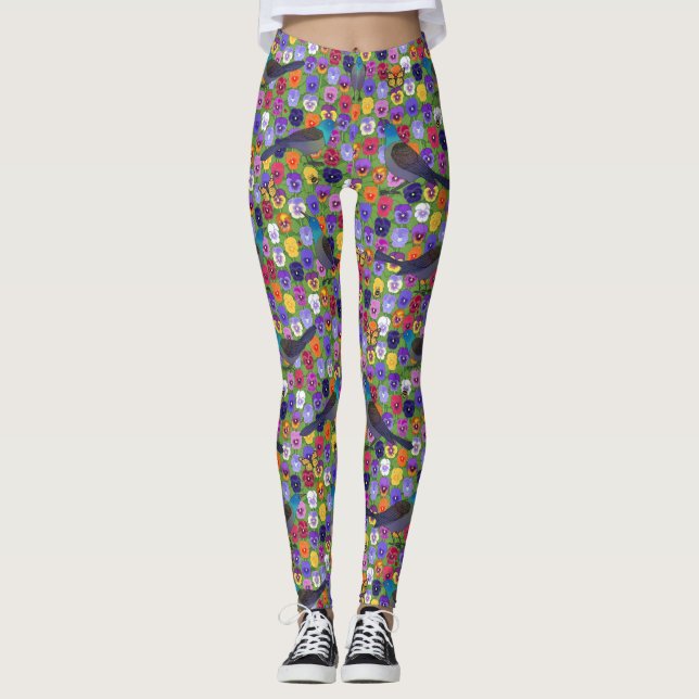 Legging grilhões e picos (Frente)