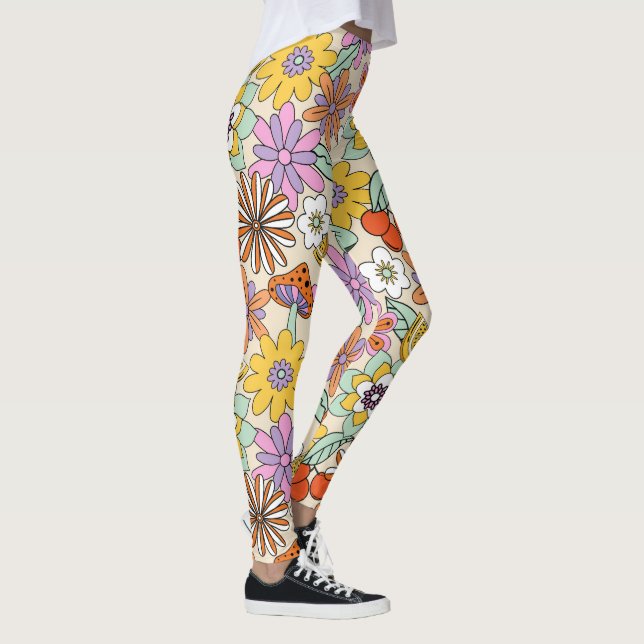 Legging Groovy 70s Flor ID929 (Direita)