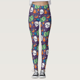 Legging Grumpy Pumpkins Halloween