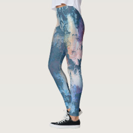 Legging Grune patina, vintage rustic