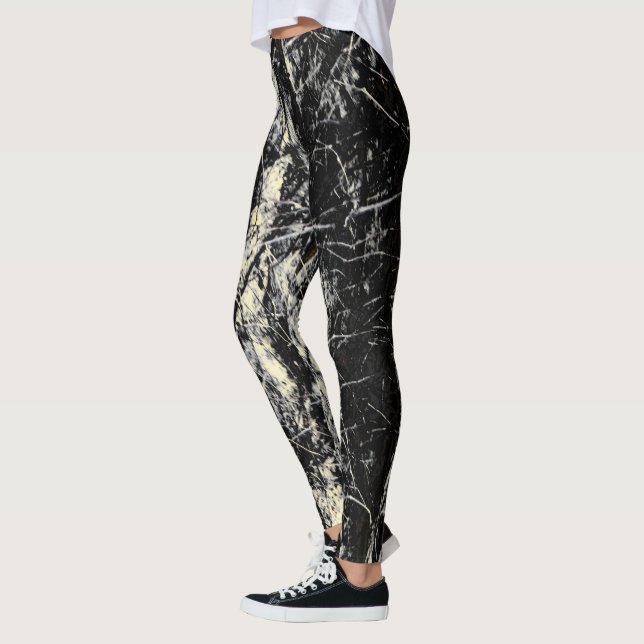 Legging Grunge abstrato (Esquerda)