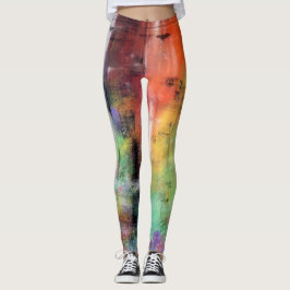 Legging Grunge artístico