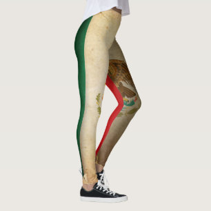 Legging Grunge Flag do México