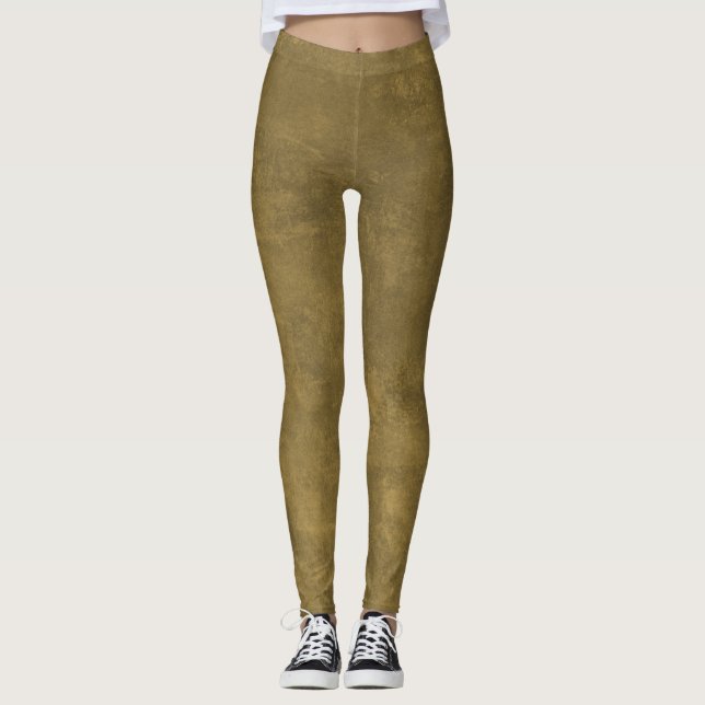 Legging Grunge Verde-Oliva (Frente)