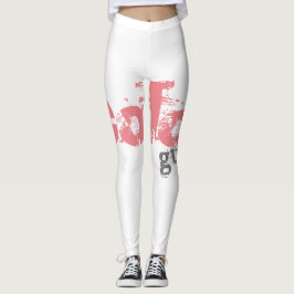 Legging Guarda a cores negrito personalizável