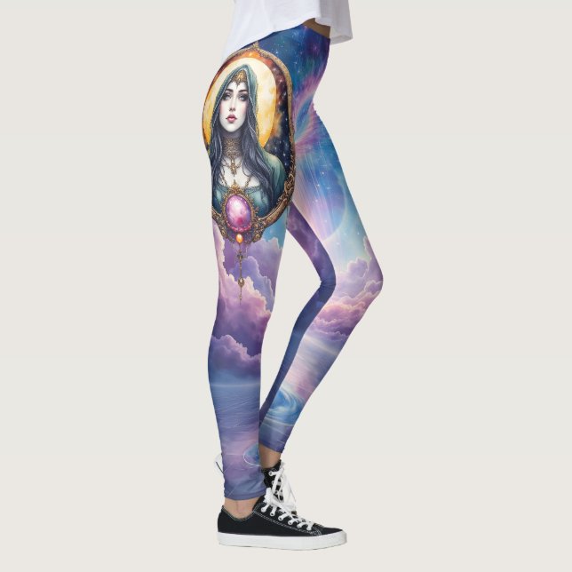 Legging Guardiã dos Sonhos Presa à Lua – Guardiã da Noite. (Direita)