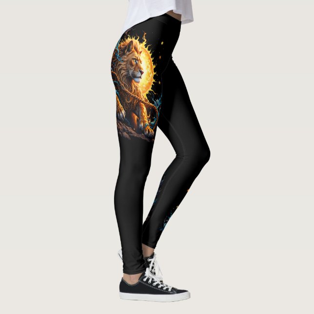 Legging Guardian of the Solar Threshold – Lion of Balance  (Direita)