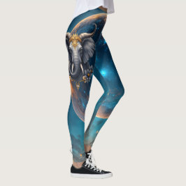 Legging Guardião Coroado do Portão Celestial o elefante