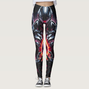 Legging Guardião Cósmico Cibernético Abstrato Robô Futuris