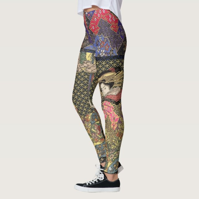 Legging Gueixa no quimono imperial (Esquerda)