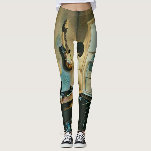 Legging Guitar gifts for girlfriend (Frente)