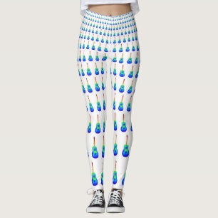 Legging Guitarras Azuis