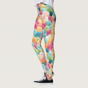 Legging Gummy Wonderland: Uma Matriz Colorida do Critério