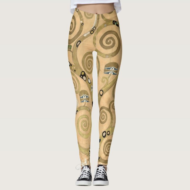 Legging Gustav Klimt - A árvore da vida, Stoclet Frieze (Frente)