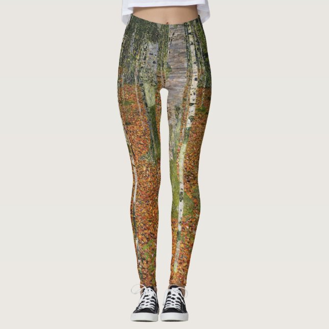 Legging Gustav Klimt - Farmhouse with Birch Trees (Frente)