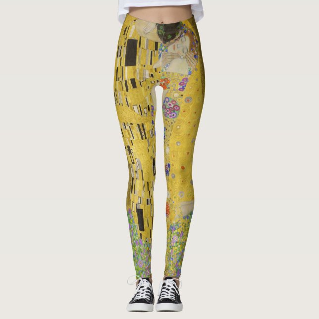 Legging Gustav Klimt - O Beijo (Frente)