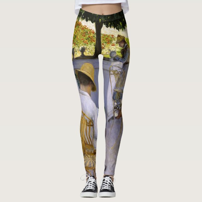 Legging Gustave Caillebotte - As Árvores Laranja (Frente)