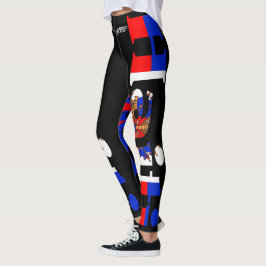 LEGGING HAITIAN FLAG BLACK LEGINGS HAVIC ACD
