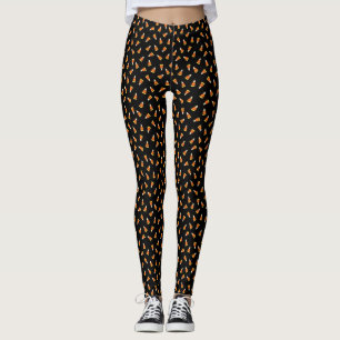 Legging Halloween Candy Corn Pattern