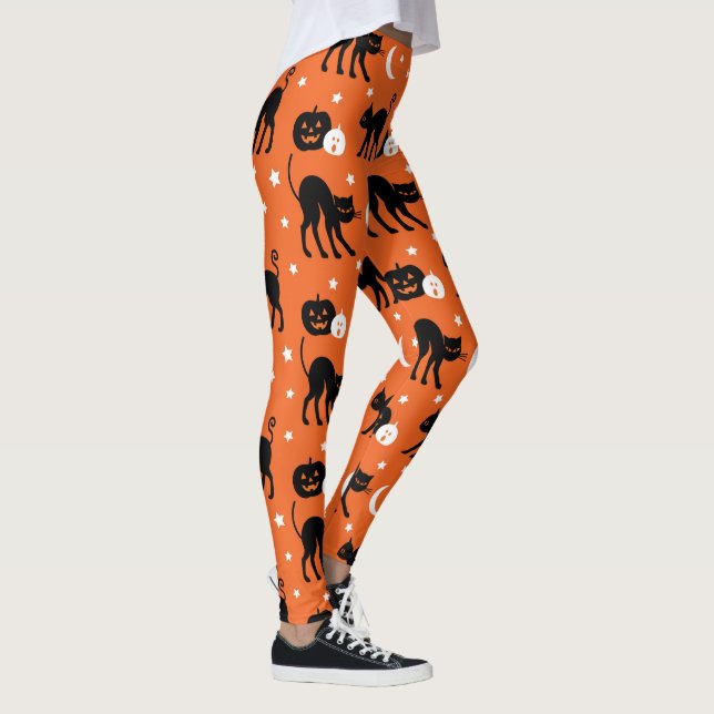 LEGGING HALLOWEEN CREEPY CAT (Direita)