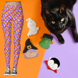 Legging Halloween de balas de balas de balas