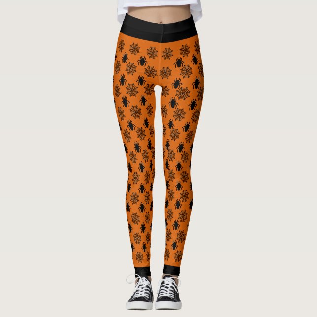 Legging Halloween de teia (Frente)
