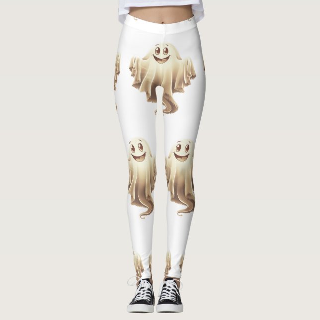 Legging Halloween Ghost Smiling (Frente)