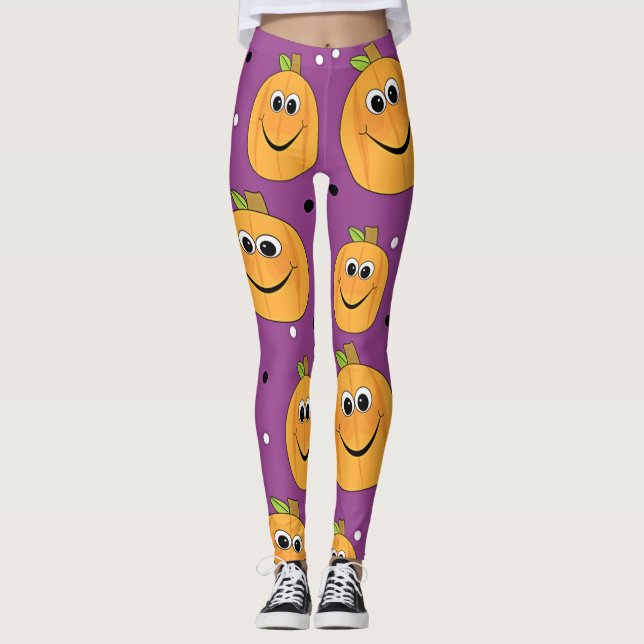 Legging Halloween Happy Pumpkins (Frente)