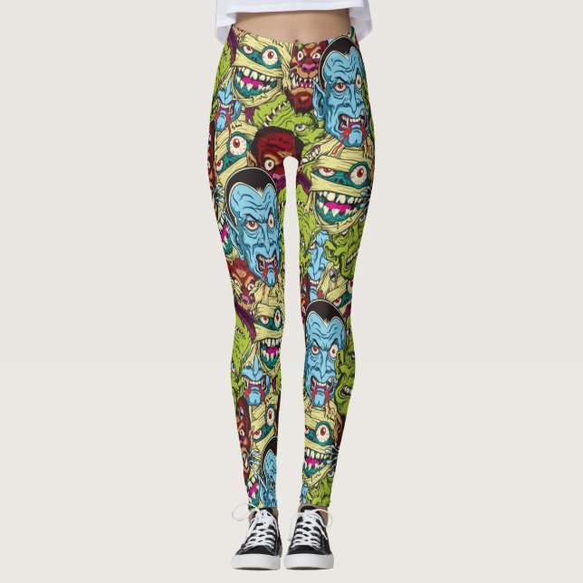Legging Halloween Monster Mash (Frente)