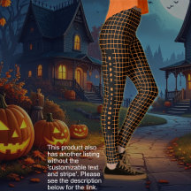 Halloween - Preto com rede laranja OPÇÃO DE TEXTO