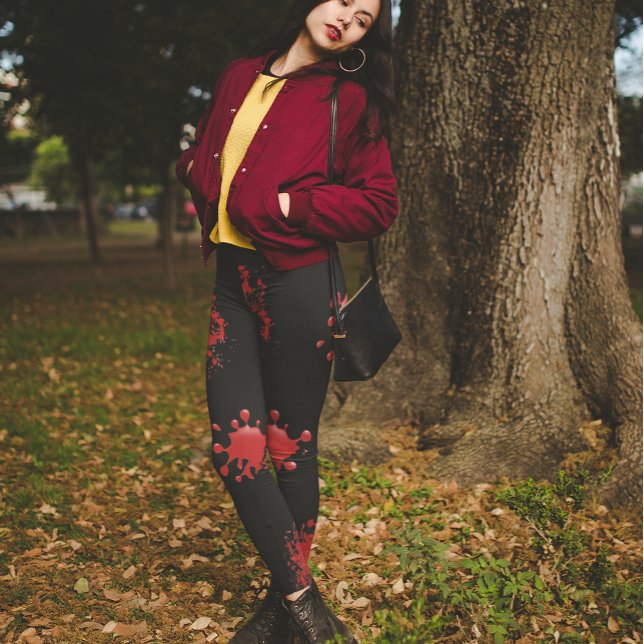 Legging Halloween Splatters Splash Scary Bloody (Criador carregado)