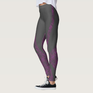 Legging HAMbyWG - caneleiras da compressão - roxo Mottled