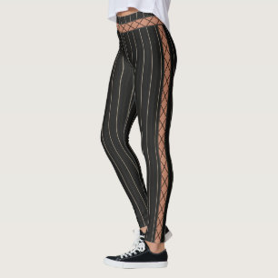 Legging HAMbyWG - caneleiras - Pinstrip preto - olhar