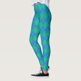 Legging HAMbyWG Kelly Green Argyle com qualquer outra cor