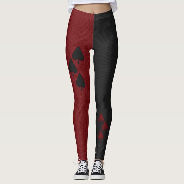 Legging Harlequin das pás (Frente)