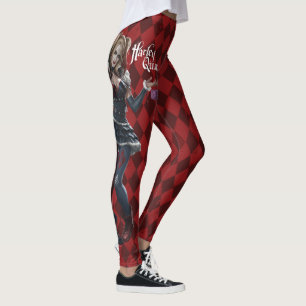 Legging Harley Quinn com dados distorcido