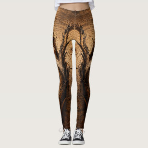 Legging “Hathoria” – Um Retrato de Mulher na Natureza