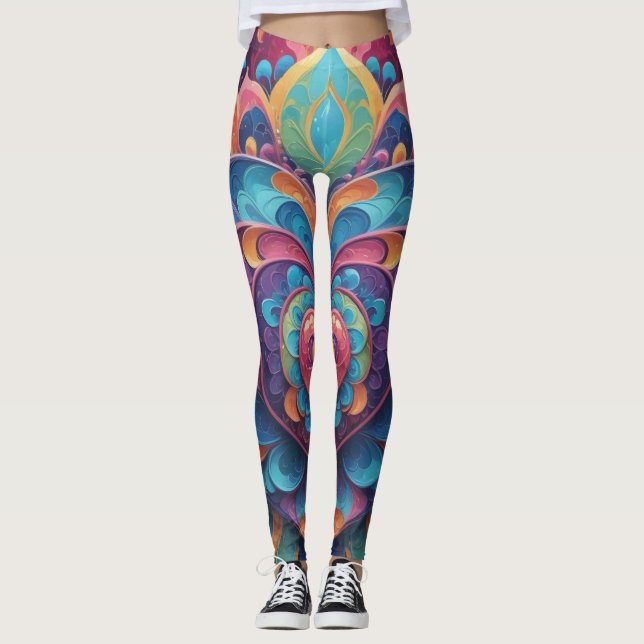 Legging Heart Mandala (Frente)