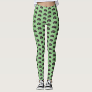 Legging Hedida bonita com ilustração de desenho animado de